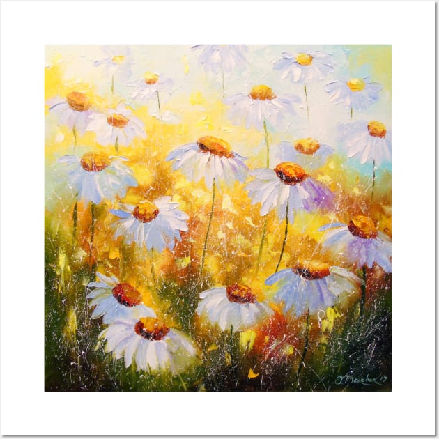 Chamomile Wall Art by OLHADARCHUKART